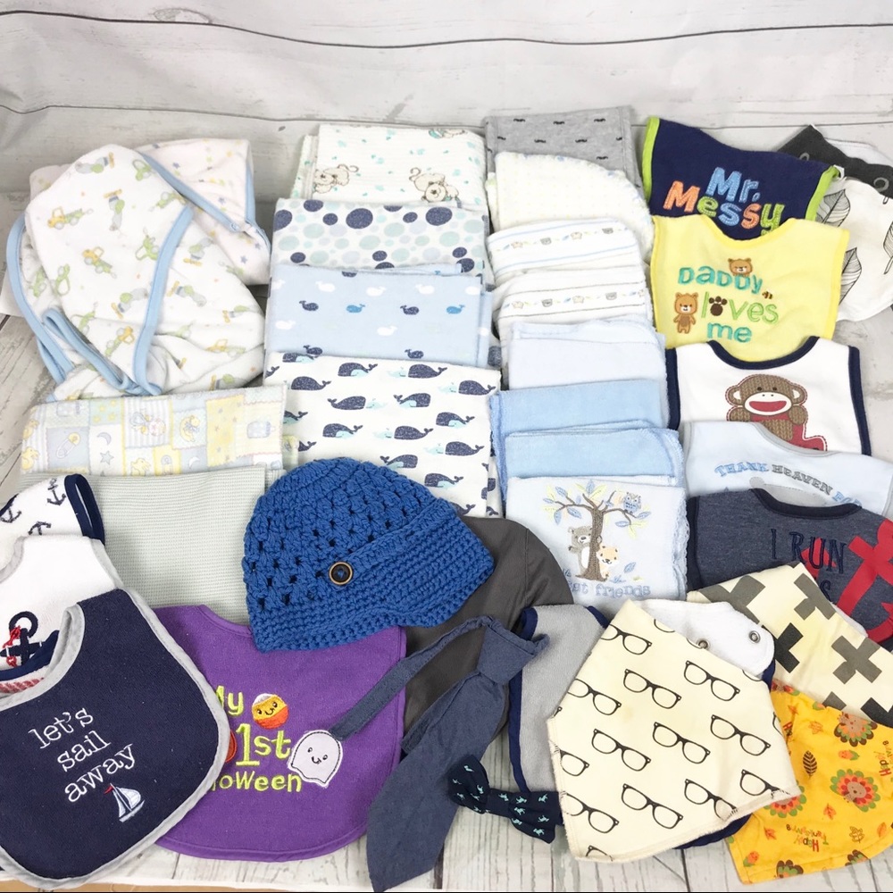 Infant Baby Boy Accessories Bundle